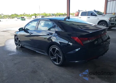 2023 Hyundai Elantra N Line z USA, uszkodzony, nr VIN KMHLR4AF2PU414375